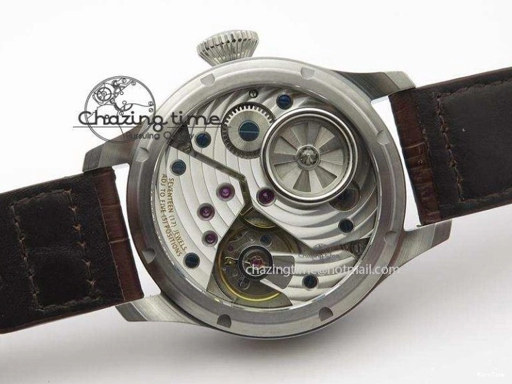 MIROTIME 0811 Reliable Big Pilot “Markus Buhler” IW5003 Turbine V6F Best Edition Blue Dial On Leather Strap A 7324